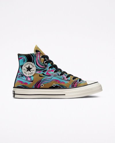 Converse Chuck 70 Throwback Craft Høye Sko Dame, Multicolor NO-841341