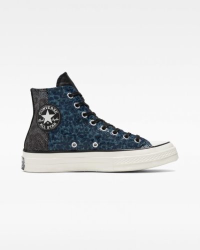 Converse Chuck 70 Stingray Split Høye Sko Dame, Svart NO-675221