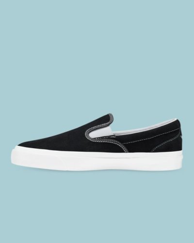Converse One Star CC Slip Lave Sko Herre, Svart NO-652217